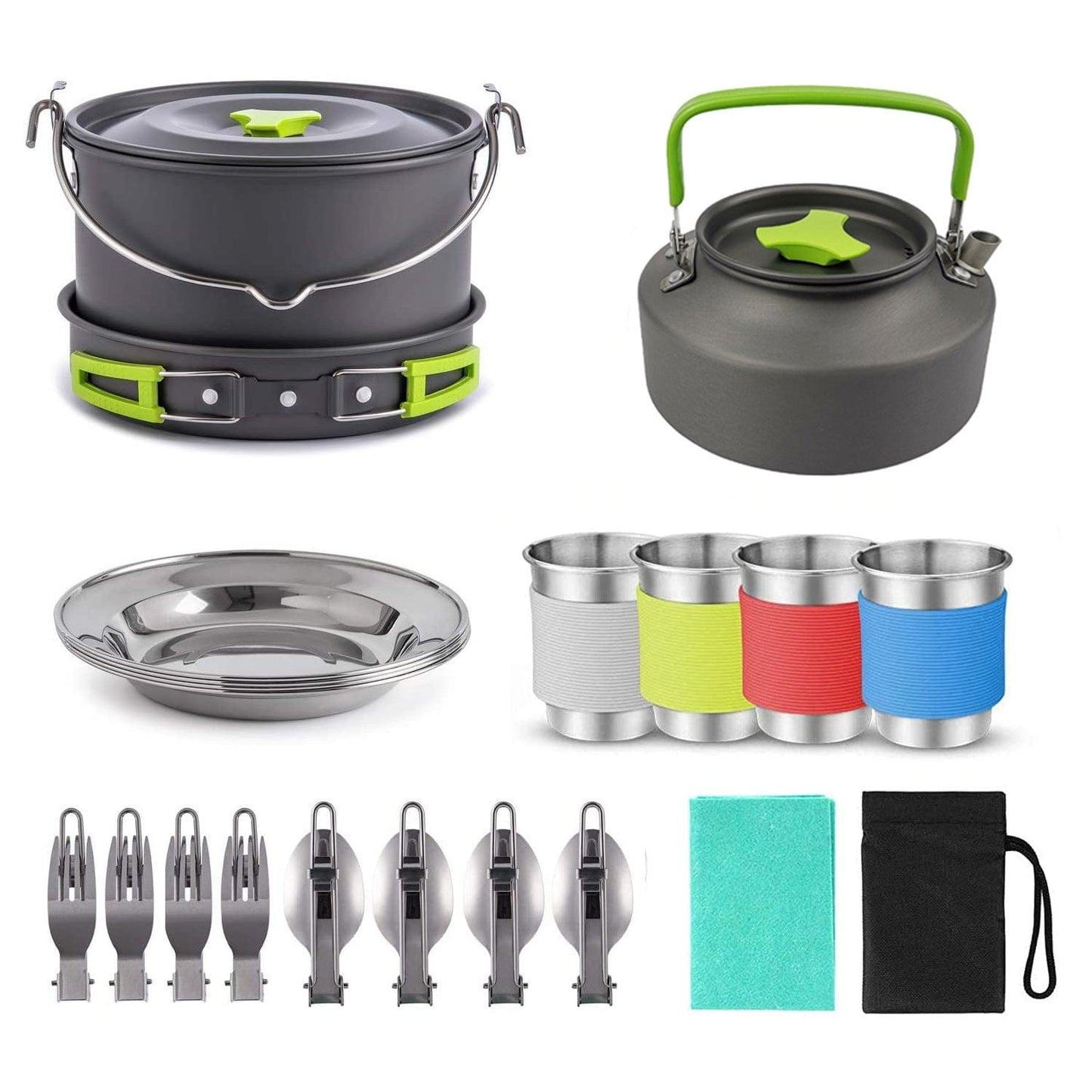 Camping Cookware Set New Oven Aluminum Pot VIP