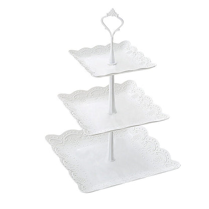 Elegant 3-Tier Dessert Display Stand for Weddings and Afternoon Teas VIP