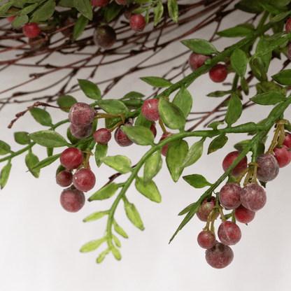 Elegant 24" Burgundy Berry Wreath - LndmarkClub USA