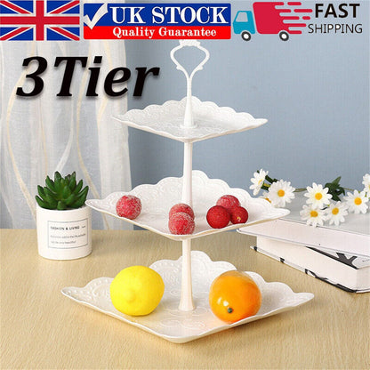 Elegant 3-Tier Dessert Display Stand for Weddings and Afternoon Teas VIP